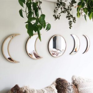 5 Pieces Wall Decorative Mirror